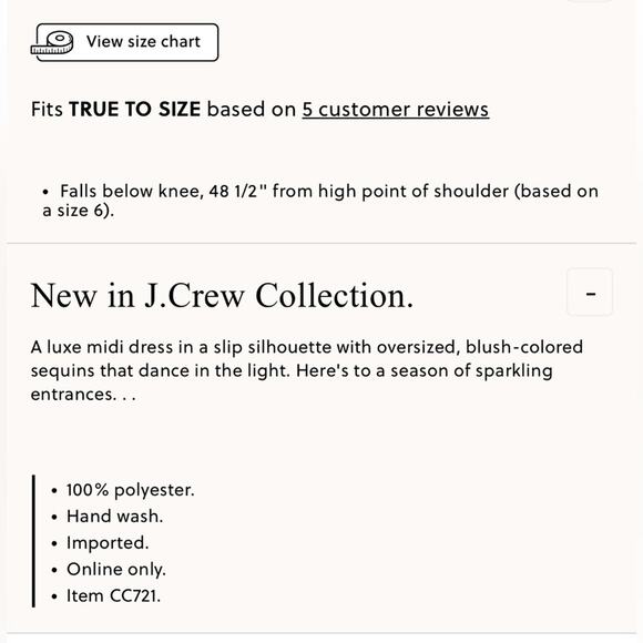 J Crew Collection Circle-Sequin Midi Dress - Picture 3 of 7